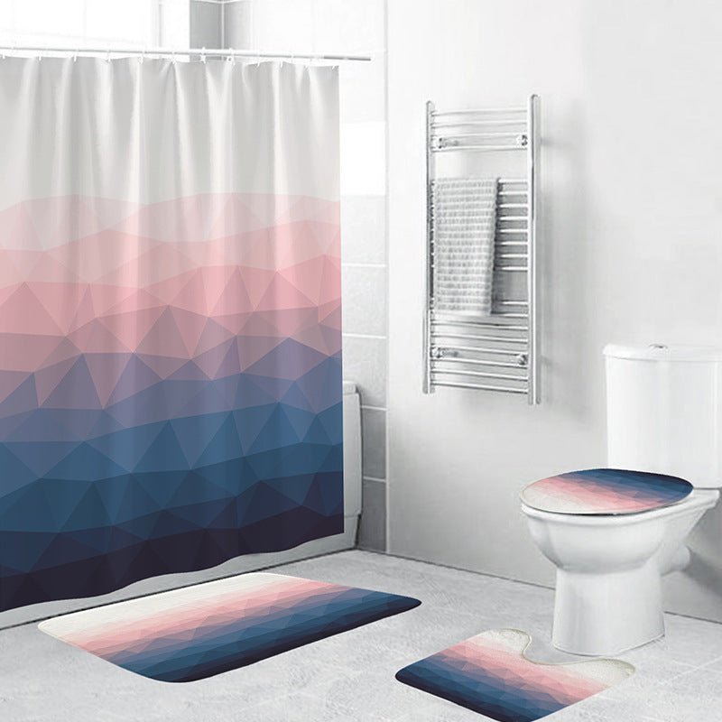 Geometric Pattern Bathroom Accessory Set Stornfield