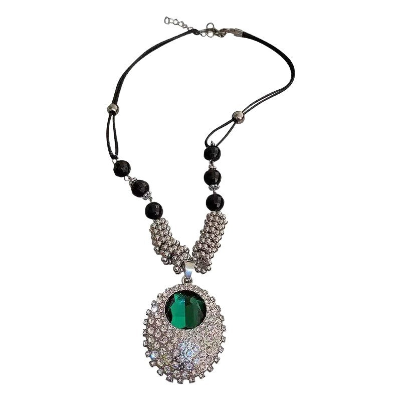 Crystal Embellished Pendant Necklace Stornfield