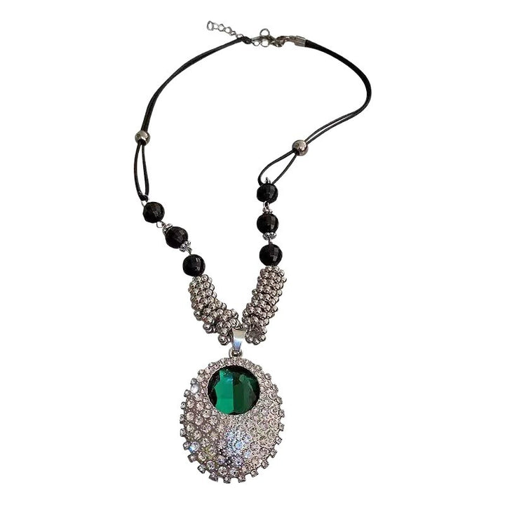 Crystal Embellished Pendant Necklace Stornfield