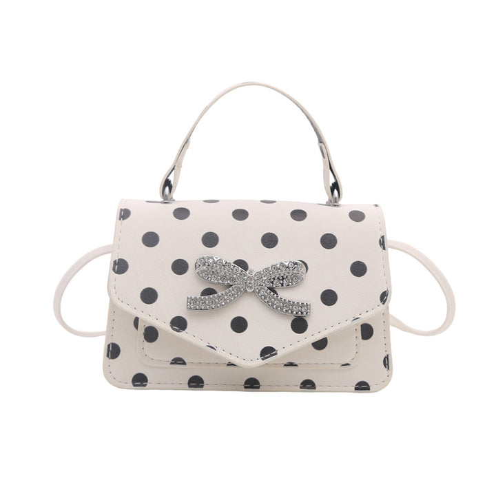 WoElegant Polka Dot Handheld Satchel Bag Stornfield