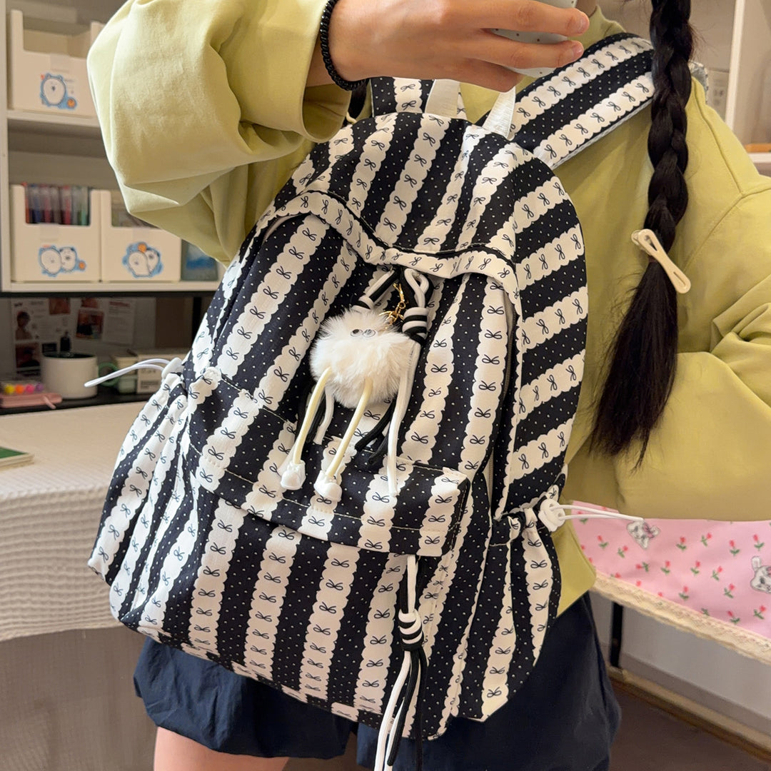 Cute Bow-Embellished Backpack Stornfield