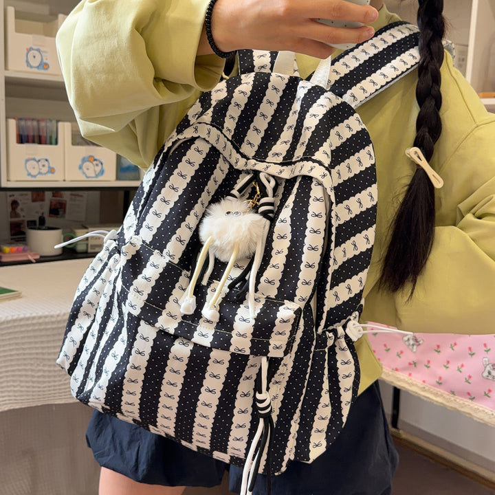 Cute Bow-Embellished Backpack Stornfield