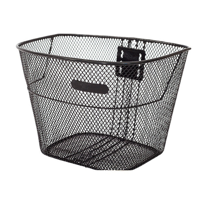 ventilated steel mesh bicycle front basket with quick-release bracket Stornfield