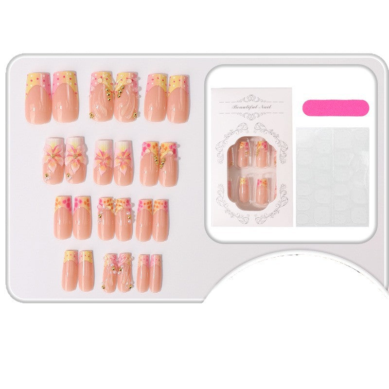 Floral Art Press-On Nail Tips Stornfield
