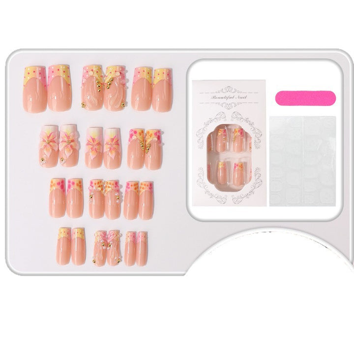 Floral Art Press-On Nail Tips Stornfield