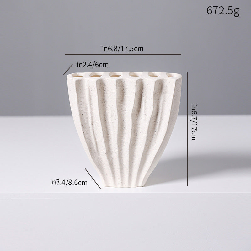 Decorative Textured Ceramic Vase