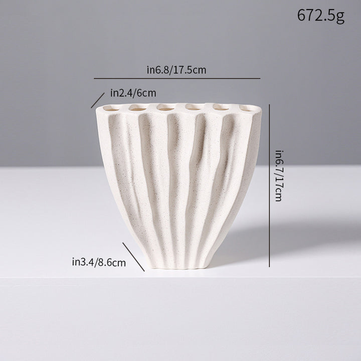 Decorative Textured Ceramic Vase