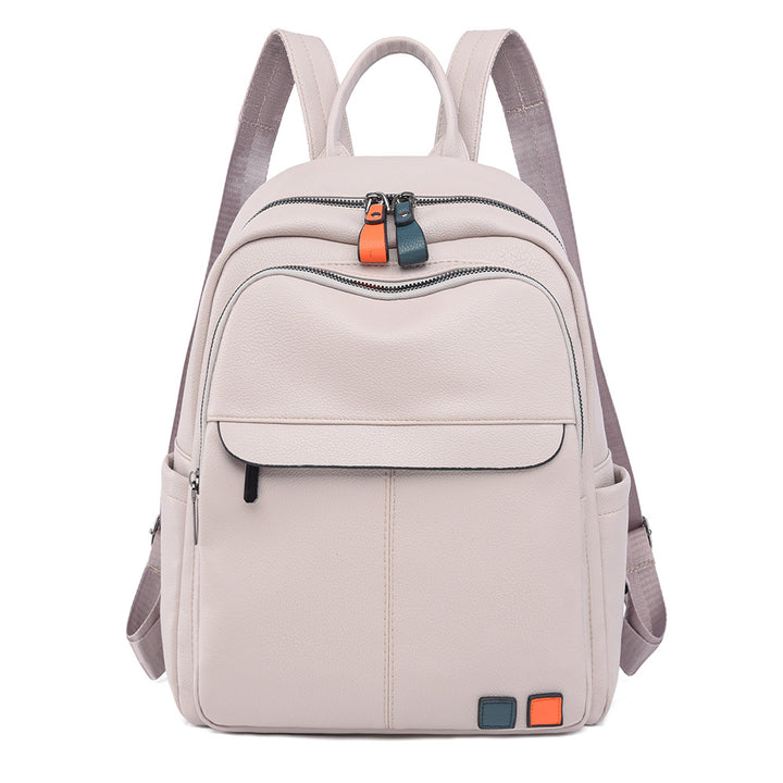 Leather Multi-Compartment Backpack Stornfield