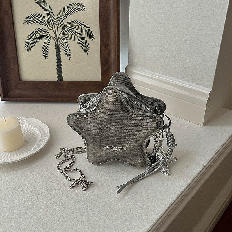 Star-Shaped Mini Crossbody Bag