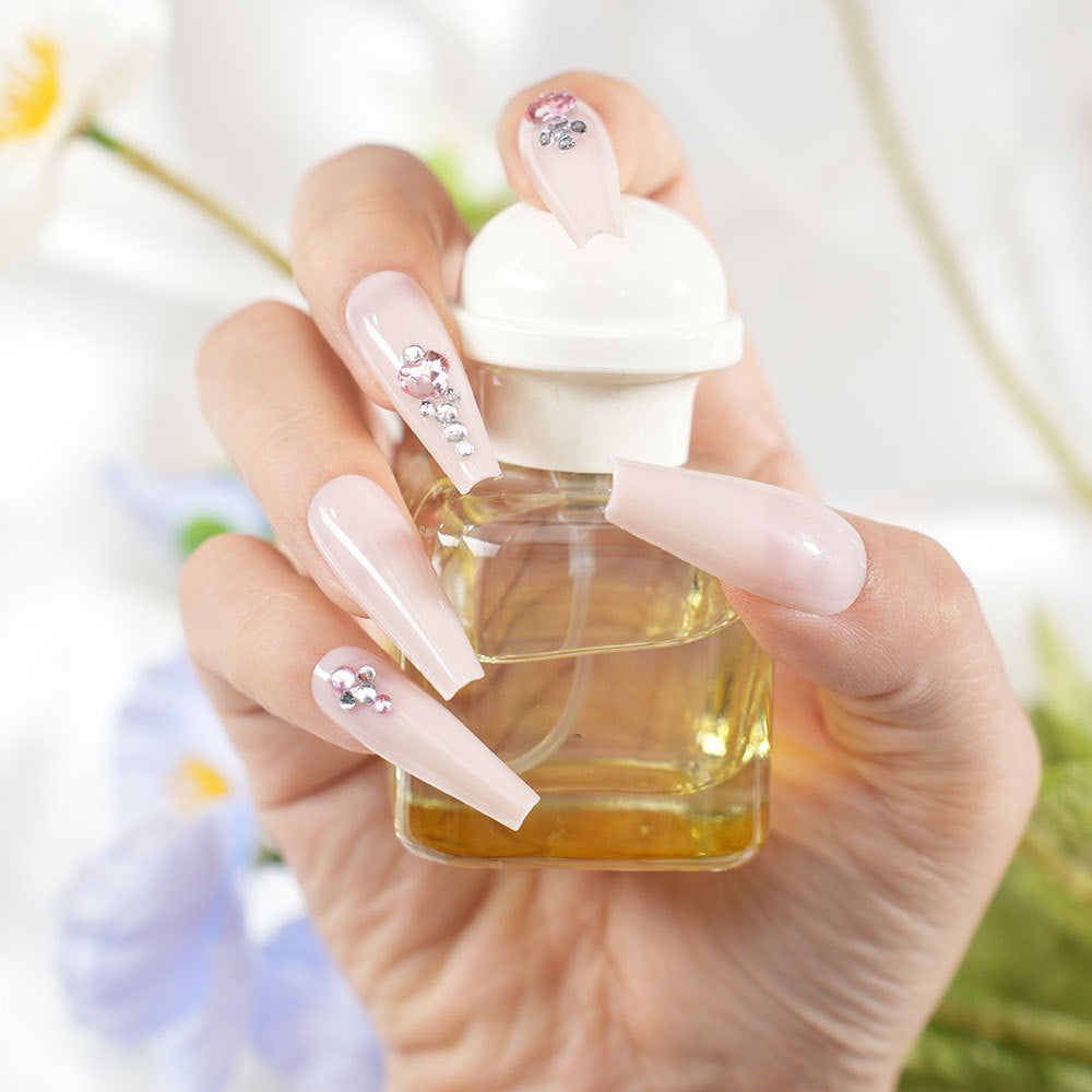 Decorative Stiletto Press-On Nails Stornfield