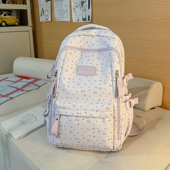 Cute Floral Print Backpack Stornfield