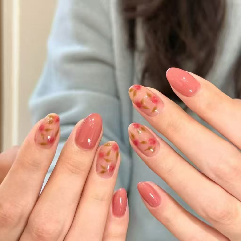 Whimsical Bunny-Themed Press-On Nail Art Set Stornfield