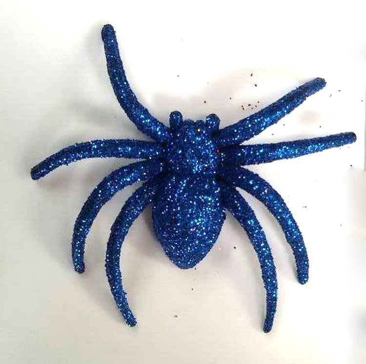 Glittery Spider Decoration Set Stornfield