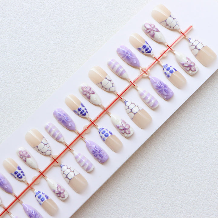 Artistic Press-On Nail Collection Stornfield