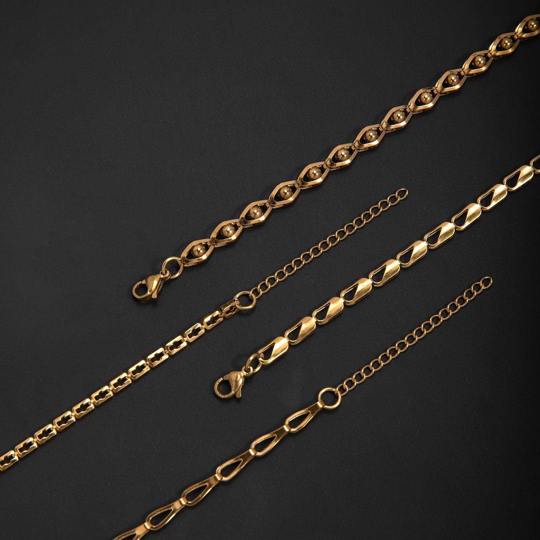 Adjustable Contemporary Link Bracelet Stornfield