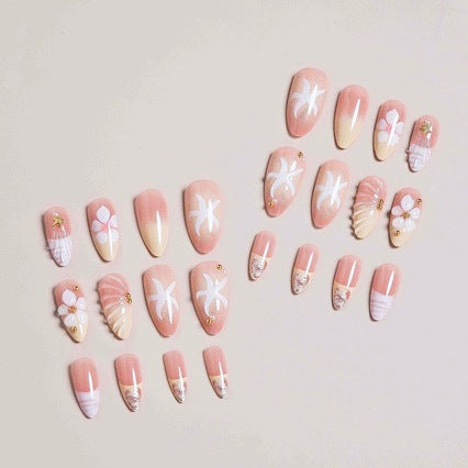 Premium Decorative Press-On Nail Set Stornfield