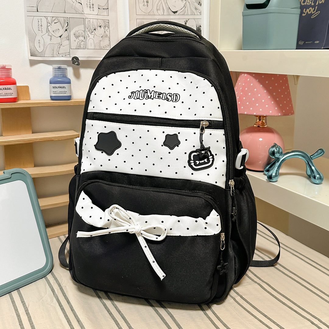 Charming Decorative Star-Embellished Backpack Stornfield