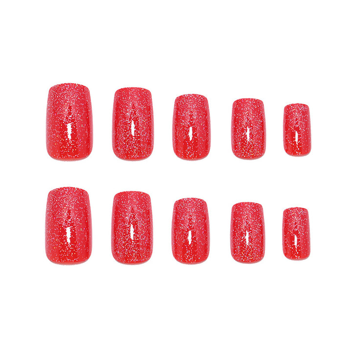 Glittery Press-On Nail Art Set Stornfield
