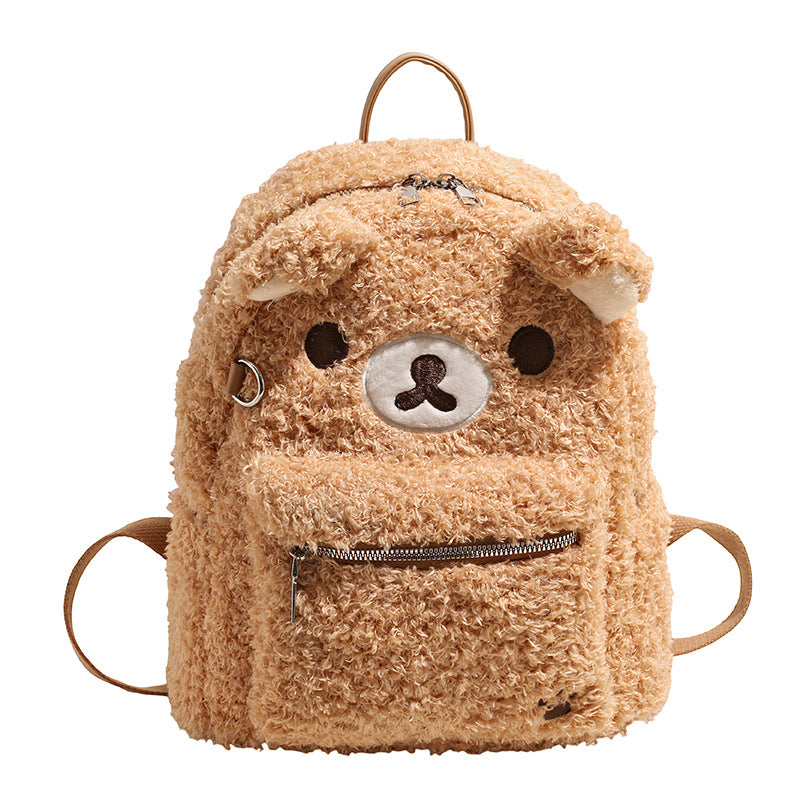 Plush Backpack in Funny Bear Design Stornfield