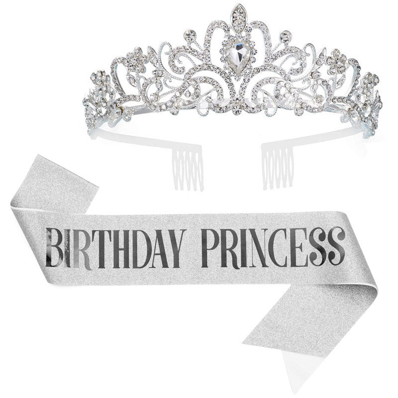 Women's Birthday Sash with Glitter Design Stornfield