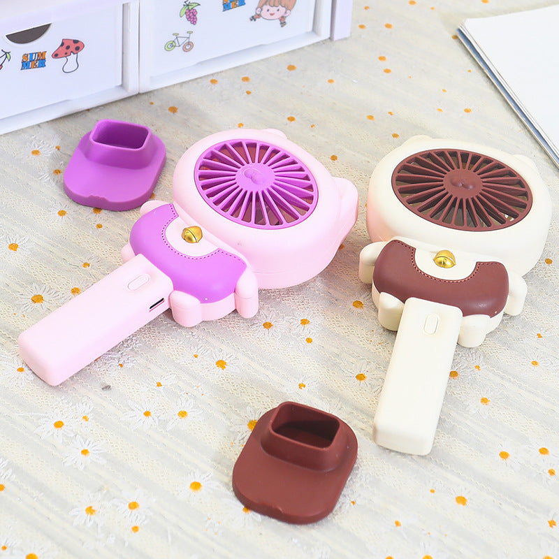 Women's Portable Hand Fan in Creative Cat Design Stornfield