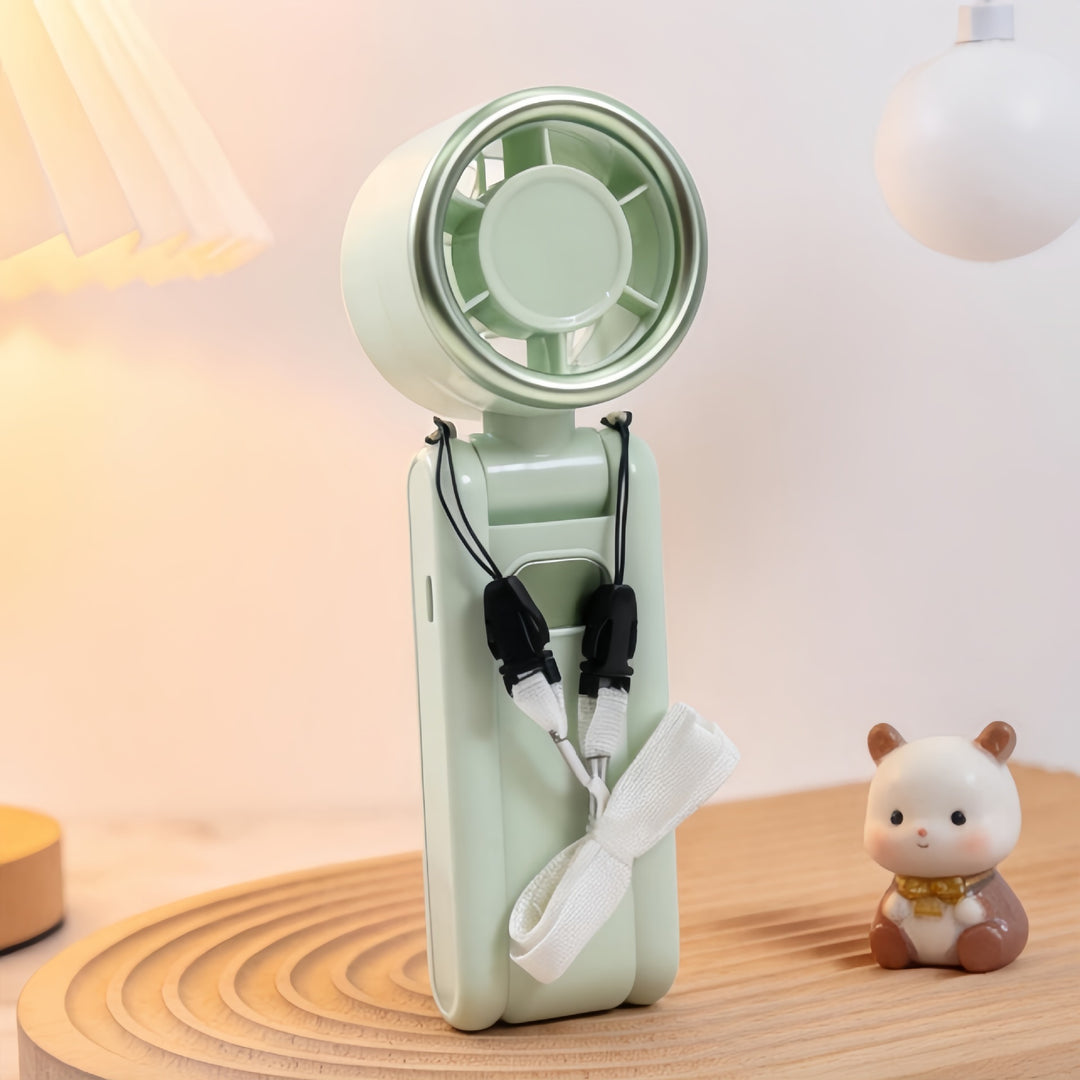 Ladies Portable Hand Fan with USB Charging Function and Ergonomic Design Stornfield