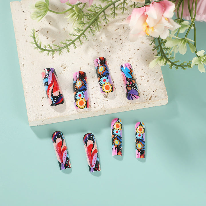 Creative Art Nails in Artistic Floral Design Stornfield
