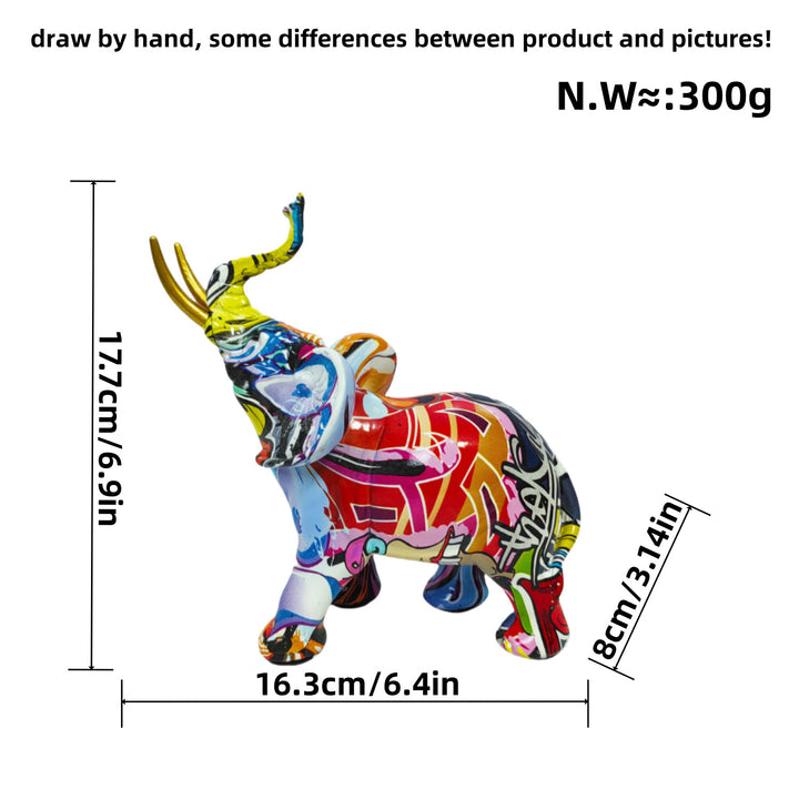 Artistically designed elephant figure Stornfield