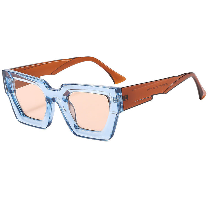 Ladies stylish square sunglasses in modern design with refined plastic frame Stornfield