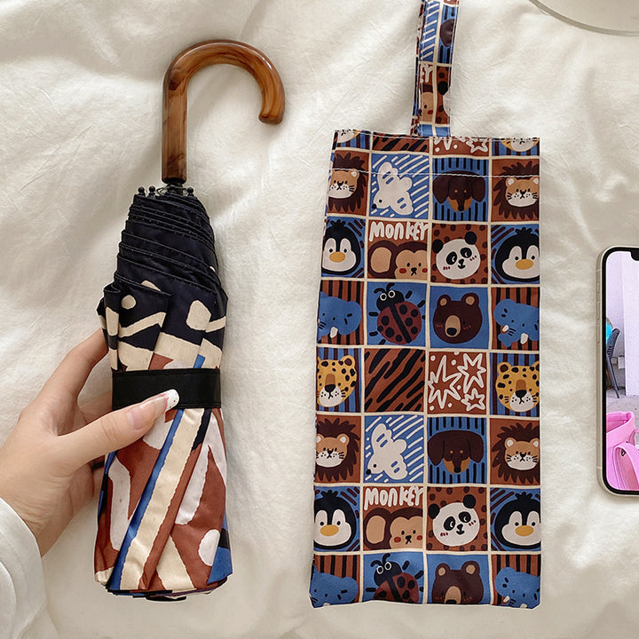 Women's Automatic Umbrella with Creative Pattern Stornfield