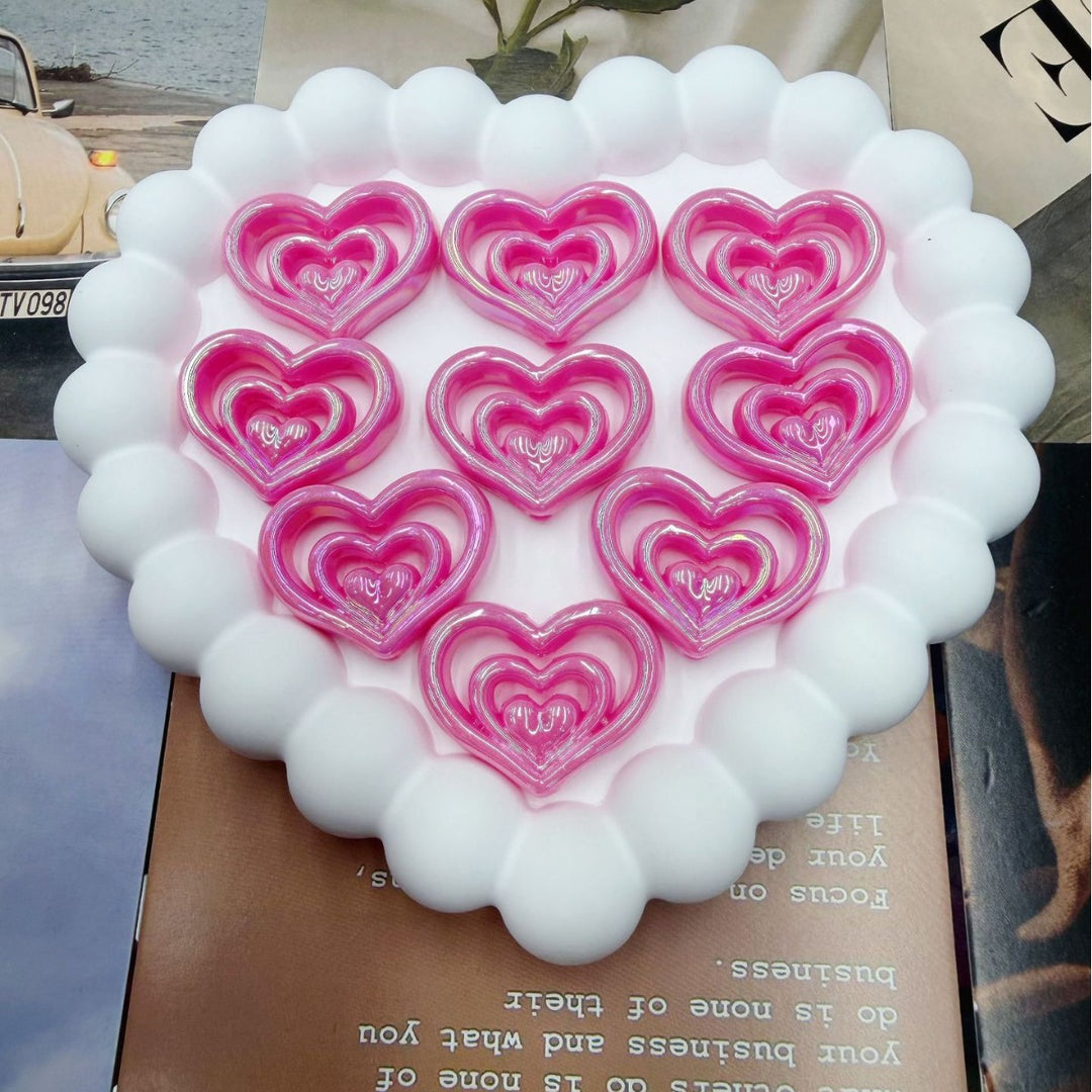 Decorative Heart-Shaped Resin Candle Holder Stornfield