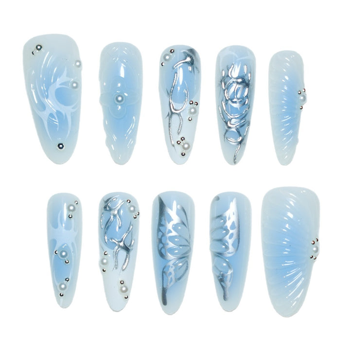 Artistic 3D Acrylic Nail Design Stornfield