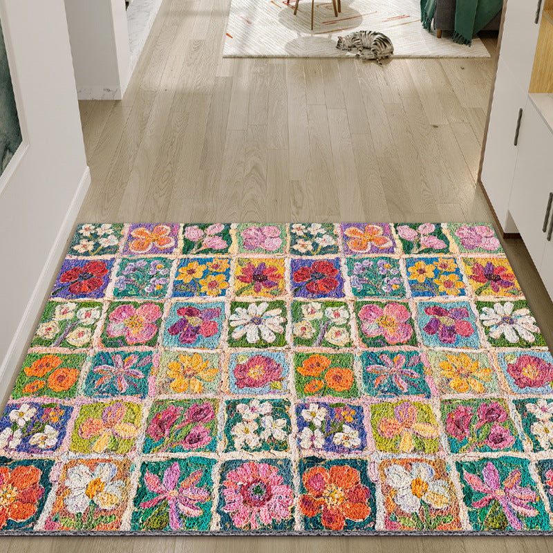 Floral Patchwork Area Rug Stornfield