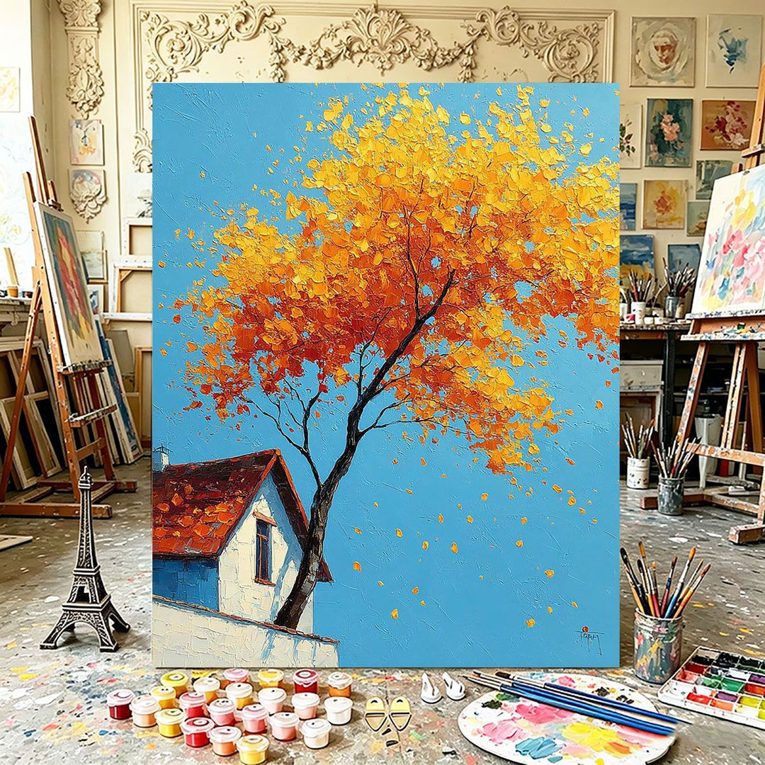 Autumn-Inspired Landscape Canvas Art Stornfield