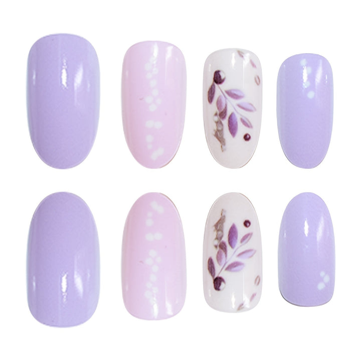 Elegant Floral Design Press-On Nails Stornfield