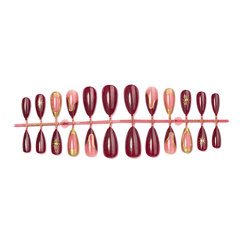 Artificial Nail Design Set with Luxurious Glamour Stornfield