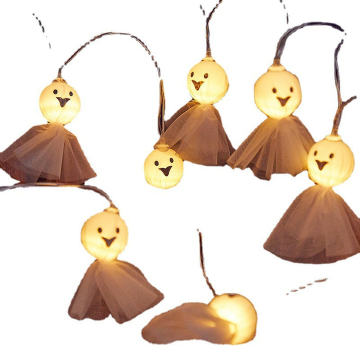 Playful LED Spooky String Lights Stornfield