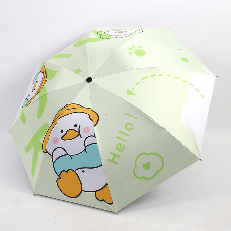 Ladies Folding Umbrella with Cute Animal Design Stornfield