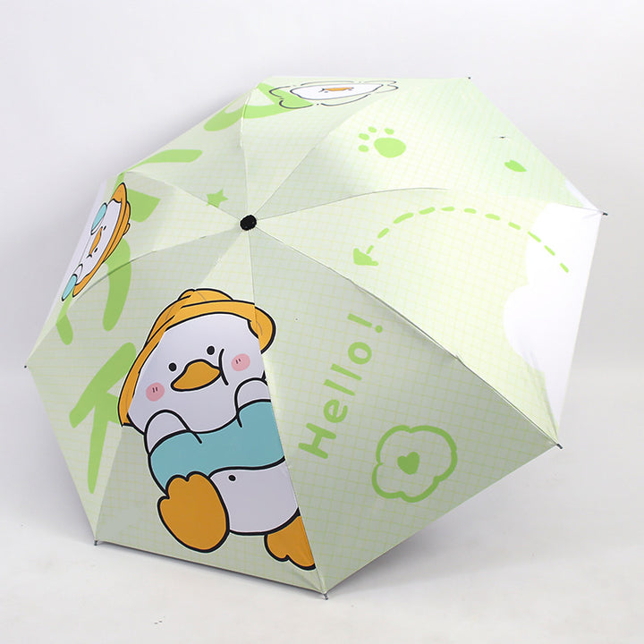 Ladies Folding Umbrella with Cute Animal Design Stornfield