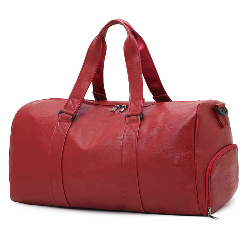 Premium Leather Travel Duffle Bag Stornfield