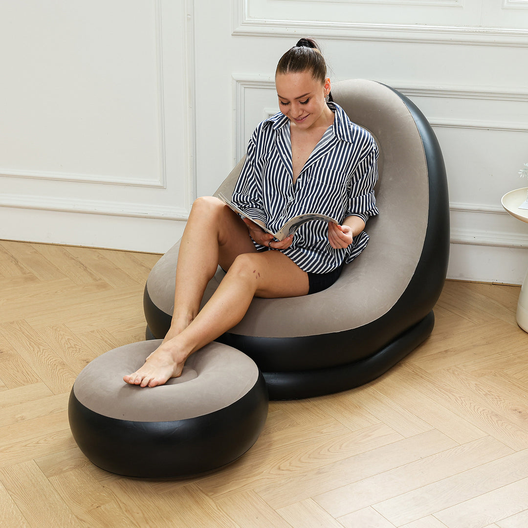Women's Inflatable Comfort Sofa with Ergonomic Backrest Stornfield