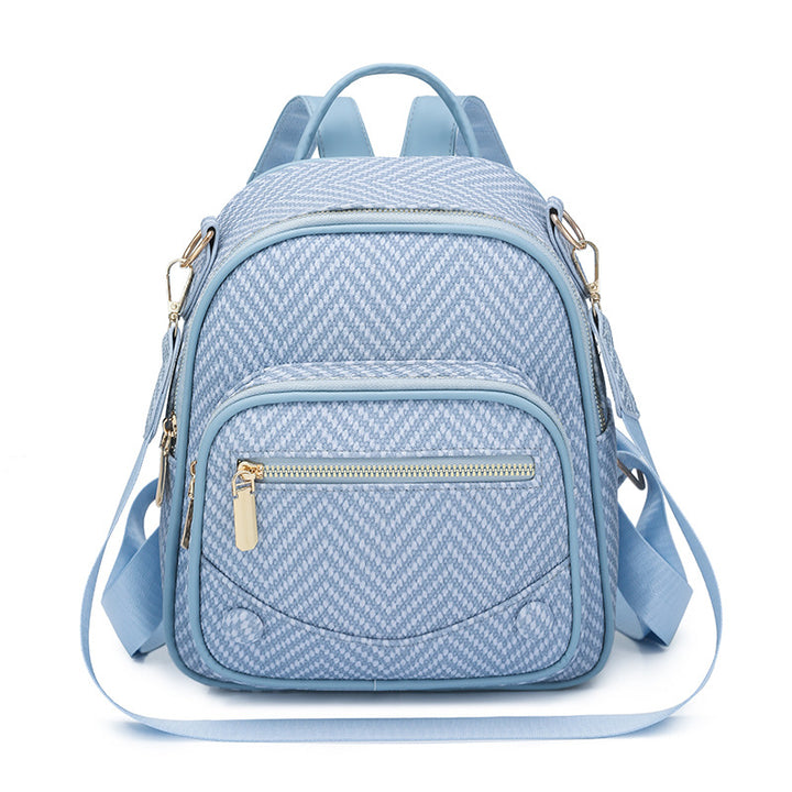 Multi-Functional Herringbone Pattern Backpack Stornfield