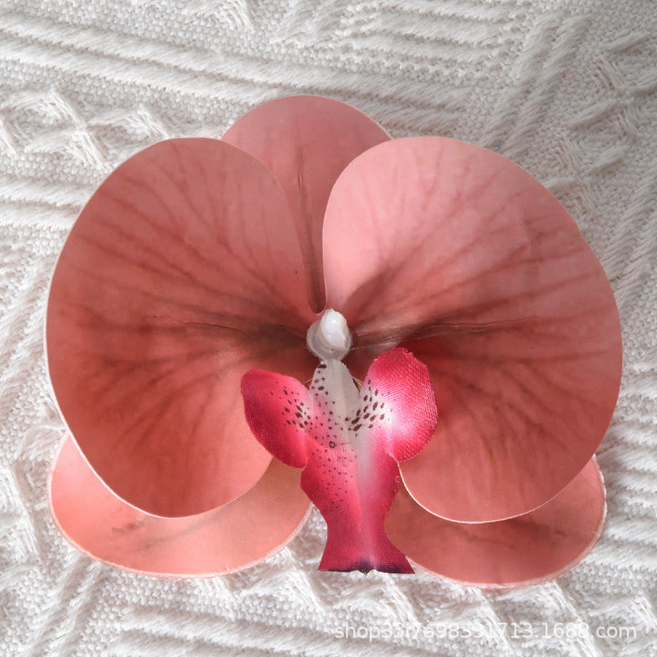 Elegant Artificial Orchid Hair Clip