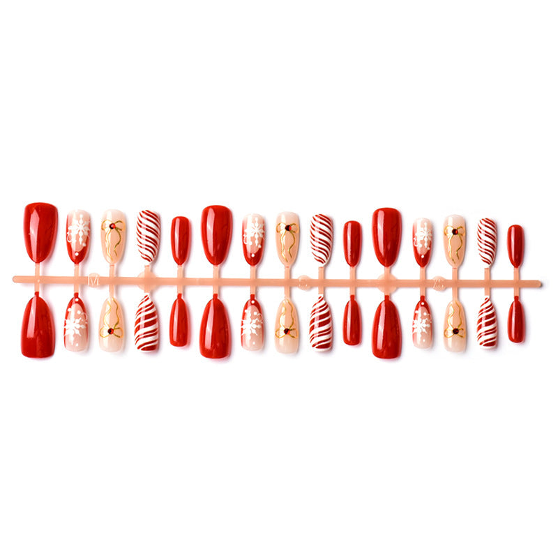 Festive Seasonal Press-On Nail Art Set Stornfield 1790636425