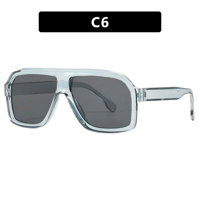 Women's large square sunglasses in a modern design with a sturdy frame Stornfield