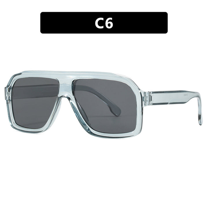 Women's large square sunglasses in a modern design with a sturdy frame Stornfield