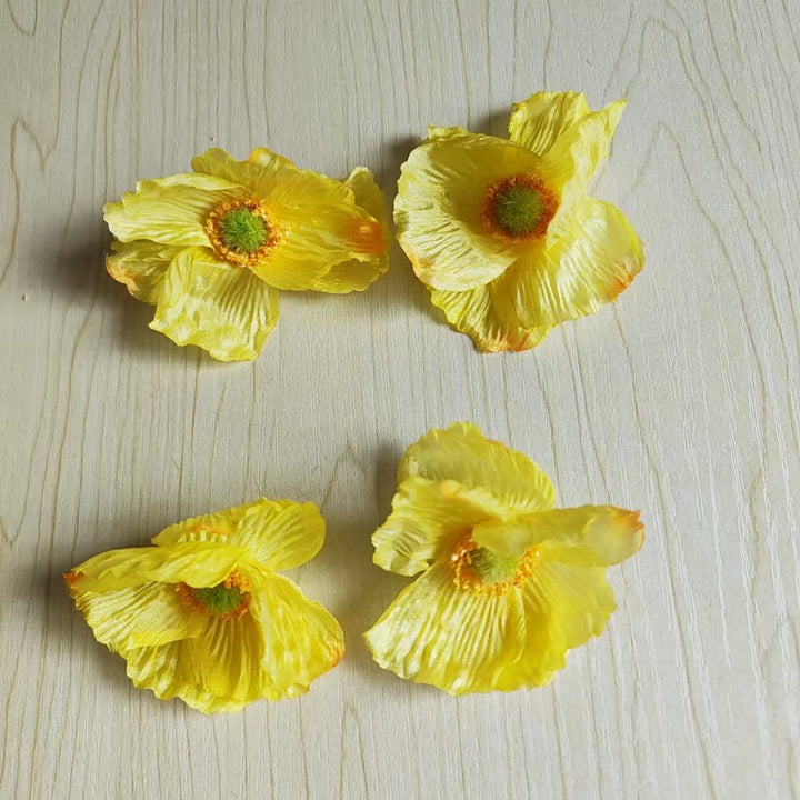Realistic Silk Flower Embellishments