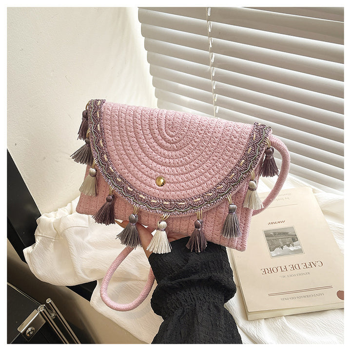 Bohemian Woven Clutch Bag Stornfield