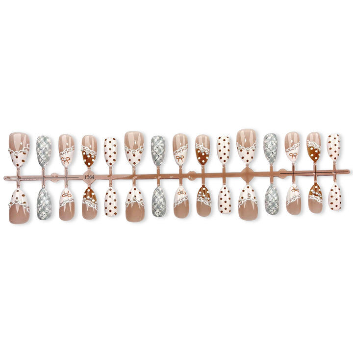 Decorative Press-On Nail Art Set 1790745359