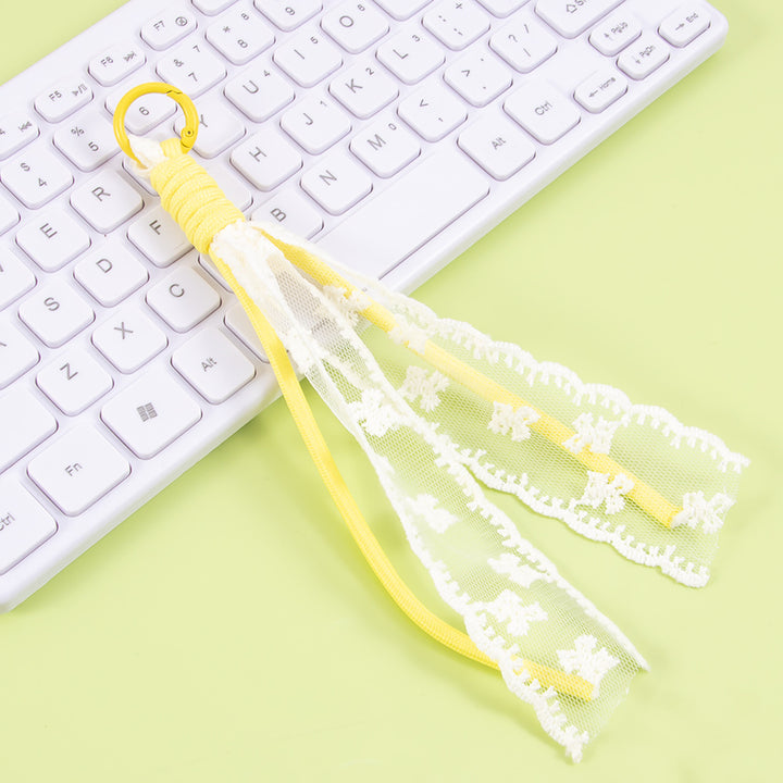 Elegant Lace Tassel Keychain Stornfield